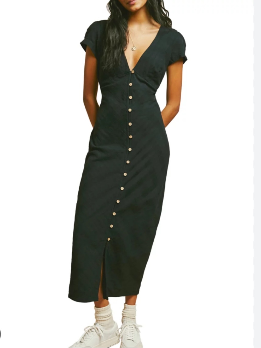 Free People New in Town Midi Dress